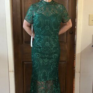 JJ's House - Hunter Green - Mother of Bride Dress   - never worn with tags